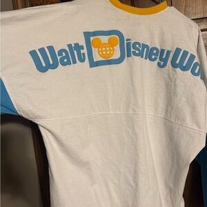Disney White and Blue Jersey with Retro Logo